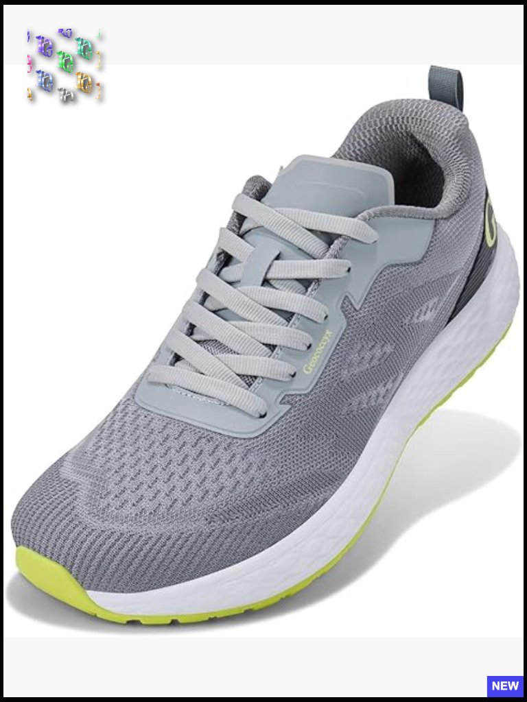 Men's Trail Running Shoes Lightweight Breathable Mesh Wide Toe Box Non-Slip